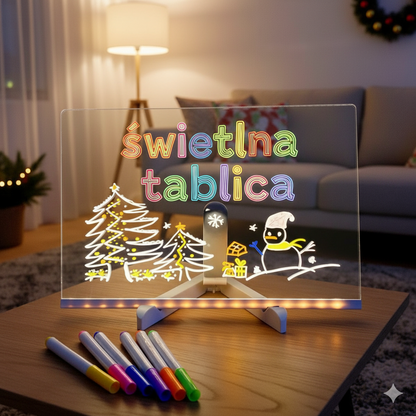 Tablica LED do rysowania Neonowa Tablica