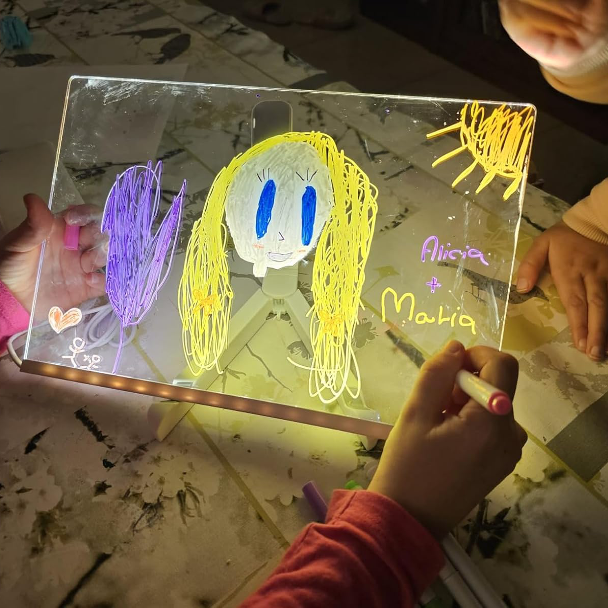 Tablica do rysowania Neonowa Tablica