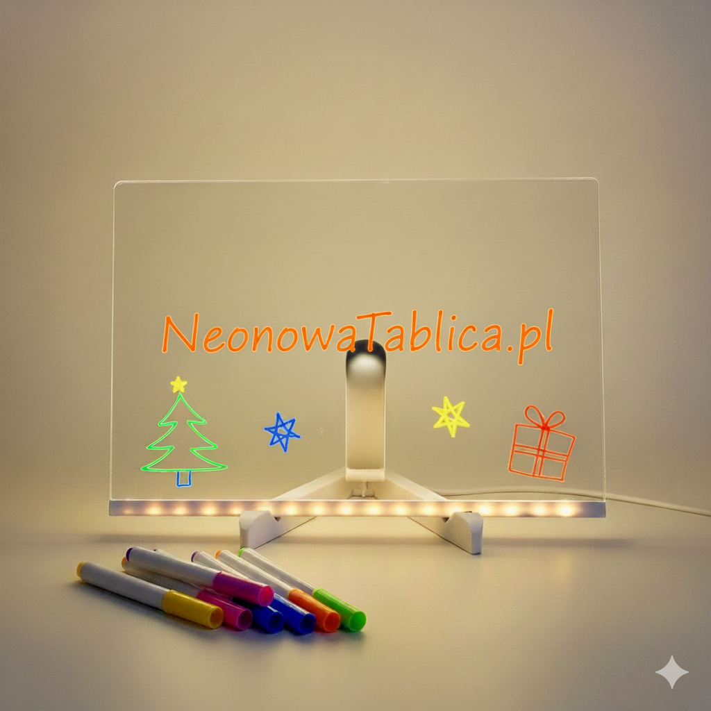 Tablica LED do rysowania Neonowa Tablica