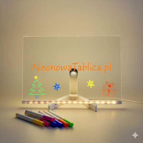 Tablica LED do rysowania Neonowa Tablica